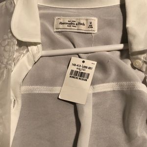 Sheer Abercrombie and Fitch button up